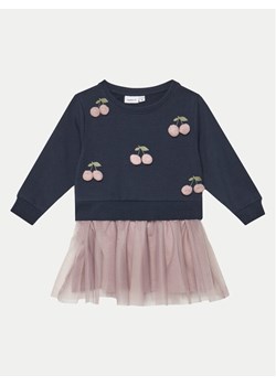 NAME IT Sukienka codzienna Bjanca 13238956 Granatowy Regular Fit ze sklepu MODIVO w kategorii Sukienki niemowlęce - zdjęcie 182708268