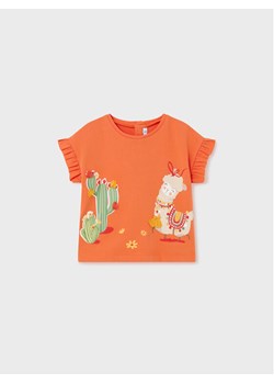 Mayoral T-Shirt 1013 Pomarańczowy Regular Fit ze sklepu MODIVO w kategorii Koszulki niemowlęce - zdjęcie 182708299