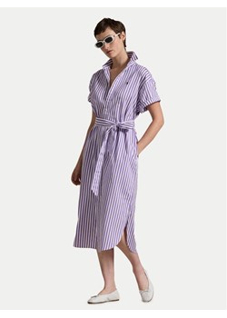 Polo Ralph Lauren Sukienka koszulowa 211959911002 Fioletowy Regular Fit ze sklepu MODIVO w kategorii Sukienki - zdjęcie 182708308