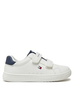 Tommy Hilfiger Sneakersy Low Cut Velcro Sneaker T1X9-33836-1355 S Biały ze sklepu MODIVO w kategorii Buty sportowe dziecięce - zdjęcie 182708568