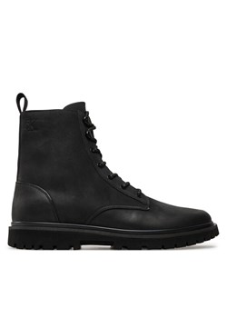 Calvin Klein Jeans Kozaki Eva Boot Mid Laceup Rebellious YM0YM01071 Czarny ze sklepu MODIVO w kategorii Buty zimowe męskie - zdjęcie 182708607