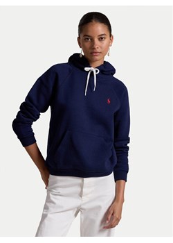 Polo Ralph Lauren Bluza 211943007002 Granatowy Regular Fit ze sklepu MODIVO w kategorii Bluzy damskie - zdjęcie 182708636