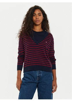 Tommy Jeans Sweter Essential DW0DW18670 Kolorowy Regular Fit ze sklepu MODIVO w kategorii Swetry damskie - zdjęcie 182708767