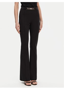 Fracomina Spodnie materiałowe FR25SVA006W51501 Czarny Flare Fit ze sklepu MODIVO w kategorii Spodnie damskie - zdjęcie 182708788