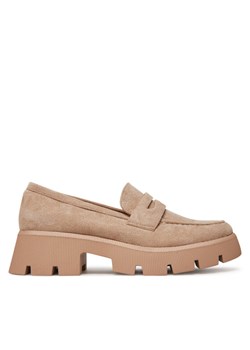 DeeZee Loafersy 8-124-1 Beżowy ze sklepu MODIVO w kategorii Mokasyny damskie - zdjęcie 182709059