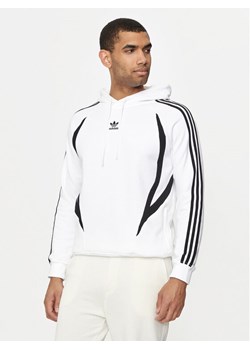 adidas Bluza IZ4829 Biały Regular Fit ze sklepu MODIVO w kategorii Bluzy męskie - zdjęcie 182709065