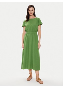 United Colors Of Benetton Sukienka letnia 4ENBDV097 Zielony Regular Fit ze sklepu MODIVO w kategorii Sukienki - zdjęcie 182709195