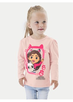 NAME IT Bluzka 13225894 Różowy Regular Fit ze sklepu MODIVO w kategorii Bluzki dziewczęce - zdjęcie 182709345