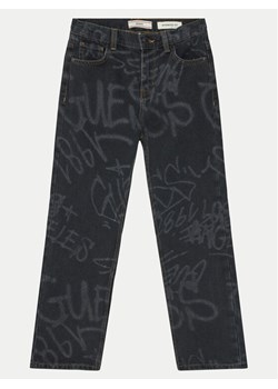 Guess Jeansy L5RA12 D5MU0 Czarny Relaxed Fit ze sklepu MODIVO w kategorii Spodnie chłopięce - zdjęcie 182709387