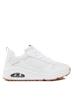Skechers Sneakersy Uno Powex 403667L/WHT Biały ze sklepu MODIVO w kategorii Buty sportowe dziecięce - zdjęcie 182709405
