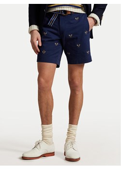 Polo Ralph Lauren Szorty materiałowe 710963496001 Granatowy Straight Fit ze sklepu MODIVO w kategorii Spodenki męskie - zdjęcie 182709465