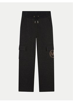 MICHAEL KORS KIDS Spodnie dresowe R30183 M Czarny Regular Fit ze sklepu MODIVO w kategorii Spodnie chłopięce - zdjęcie 182709847