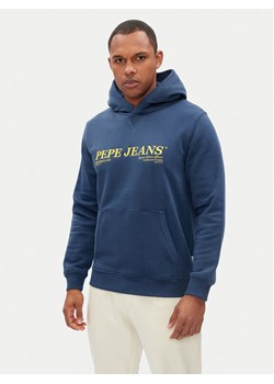 Pepe Jeans Bluza Dylan PM582755 Niebieski Regular Fit ze sklepu MODIVO w kategorii Bluzy męskie - zdjęcie 182709888
