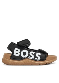 BOSS Sandały J52158 M Czarny ze sklepu MODIVO w kategorii Sandały dziecięce - zdjęcie 182710049