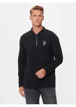 KARL LAGERFELD Polo 745403 543221 Czarny Regular Fit ze sklepu MODIVO w kategorii T-shirty męskie - zdjęcie 182710126