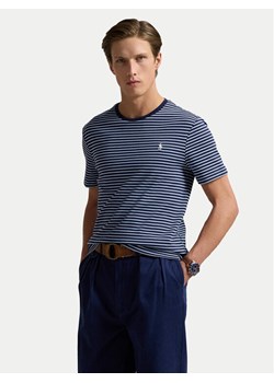 Polo Ralph Lauren T-Shirt 710961128003 Granatowy Custom Fit ze sklepu MODIVO w kategorii T-shirty męskie - zdjęcie 182710246