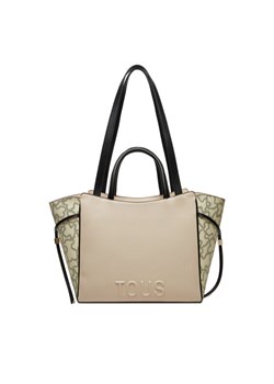 TOUS Torebka City Kaos Icon 2002186651 Beżowy ze sklepu MODIVO w kategorii Torby Shopper bag - zdjęcie 182710366