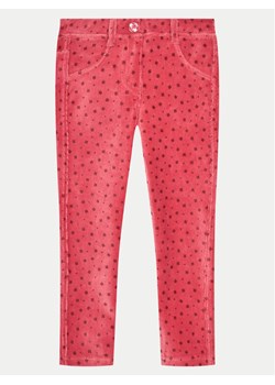 United Colors Of Benetton Spodnie materiałowe 4T4MGE029 Różowy Slim Fit ze sklepu MODIVO w kategorii Spodnie dziewczęce - zdjęcie 182710498