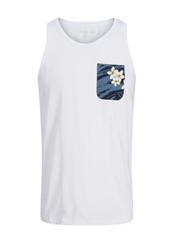 Jack&Jones Tank top Hawaii 12269321 Biały Standard Fit ze sklepu MODIVO w kategorii T-shirty męskie - zdjęcie 182710539
