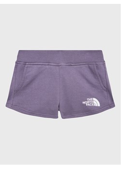 The North Face Szorty sportowe NF0A82EK Fioletowy Regular Fit ze sklepu MODIVO w kategorii Spodenki dziewczęce - zdjęcie 182710857