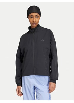 adidas Bluza techniczna Pacer All Gym Tonal 3-Stripes IW8167 Czarny Regular Fit ze sklepu MODIVO w kategorii Bluzy damskie - zdjęcie 182710956