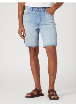 Wrangler Szorty jeansowe Fronitier W16WEI180 112334229 Błękitny Regular Fit ze sklepu MODIVO w kategorii Spodenki męskie - zdjęcie 182711047