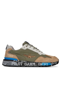 Aeronautica Militare Sneakersy 251SC276CT3546 Zielony ze sklepu MODIVO w kategorii Buty sportowe męskie - zdjęcie 182711296