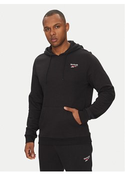 Reebok Bluza Identhlty Small Logo 100221784 Czarny Regular Fit ze sklepu MODIVO w kategorii Bluzy męskie - zdjęcie 182711398