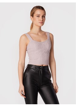 Guess Top Blaire W2BR59 Z2QA0 Różowy Slim Fit ze sklepu MODIVO w kategorii Bluzki damskie - zdjęcie 182711445