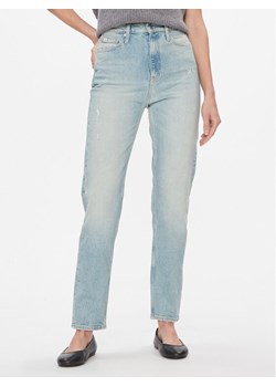 Calvin Klein Jeans Jeansy Authentic Slim Straight J20J222864 Niebieski Slim Fit ze sklepu MODIVO w kategorii Jeansy damskie - zdjęcie 182711495