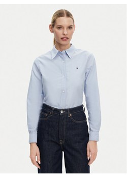 Tommy Hilfiger Koszula WW0WW46111 Niebieski Relaxed Fit ze sklepu MODIVO w kategorii Koszule damskie - zdjęcie 182711575