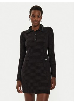 Pinko Sukienka dzianinowa York 104360 A27J Czarny Regular Fit ze sklepu MODIVO w kategorii Sukienki - zdjęcie 182711606