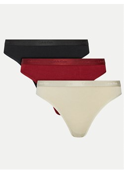 Calvin Klein Underwear Komplet 3 par fig klasycznych Bikini 3pk 000QD5243E Kolorowy ze sklepu MODIVO w kategorii Majtki damskie - zdjęcie 182711636
