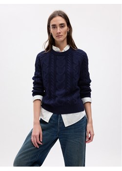 Gap Sweter 815140-03 Granatowy Regular Fit ze sklepu MODIVO w kategorii Swetry damskie - zdjęcie 182711659