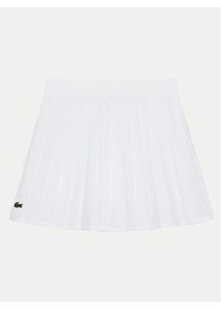 Lacoste Spódnica plisowana JJ7341 Biały Regular Fit ze sklepu MODIVO w kategorii Spódnice dziewczęce - zdjęcie 182711757