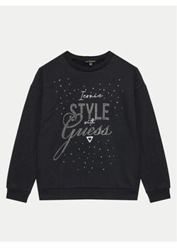 Guess Bluza J4BQ05 KAV34 Czarny Regular Fit ze sklepu MODIVO w kategorii Bluzy chłopięce - zdjęcie 182711836