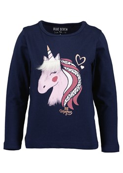 Blue Seven Bluzka 750729 X Granatowy Regular Fit ze sklepu MODIVO w kategorii Bluzki dziewczęce - zdjęcie 182711856