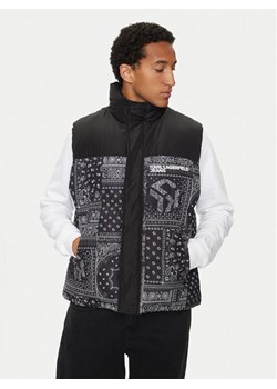 Karl Lagerfeld Jeans Kamizelka 245D1504 Czarny Regular Fit ze sklepu MODIVO w kategorii Kamizelki męskie - zdjęcie 182712155