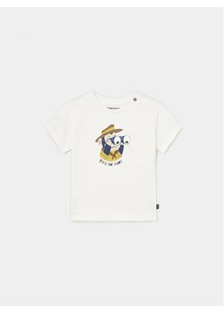 Mayoral T-Shirt 1018 Écru Regular Fit ze sklepu MODIVO w kategorii Koszulki niemowlęce - zdjęcie 182712205