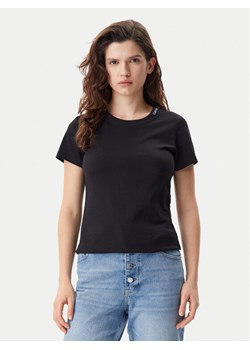 Calvin Klein Jeans T-Shirt Logo J20J225540 Czarny Regular Fit ze sklepu MODIVO w kategorii Bluzki damskie - zdjęcie 182712285