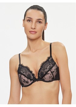 Hunkemöller Biustonosz push-up Sia Pp Push 203528 Czarny ze sklepu MODIVO w kategorii Biustonosze - zdjęcie 182712289