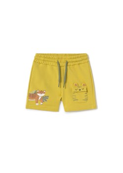 Mayoral Szorty sportowe 1242 Żółty Regular Fit ze sklepu MODIVO w kategorii Spodenki chłopięce - zdjęcie 182712309