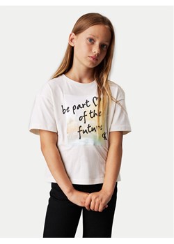 Calvin Klein Jeans T-Shirt City Graphic IG0IG02812 Écru Regular Fit ze sklepu MODIVO w kategorii Bluzki dziewczęce - zdjęcie 182712359