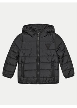 Guess Kurtka puchowa H4BT03 WCFM0 Czarny Regular Fit ze sklepu MODIVO w kategorii Kurtki chłopięce - zdjęcie 182712448