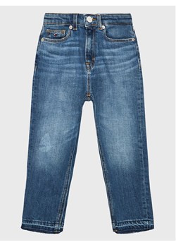 Tommy Hilfiger Jeansy Foam Dye KG0KG07001 D Niebieski Tapered Fit ze sklepu MODIVO w kategorii Spodnie chłopięce - zdjęcie 182712757