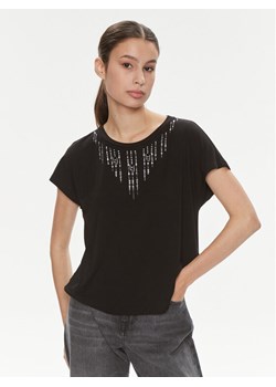 Liu Jo Bluzka Ecs T-Shirt St P M/C TA4194 JS360 Czarny Regular Fit ze sklepu MODIVO w kategorii Bluzki damskie - zdjęcie 182712847
