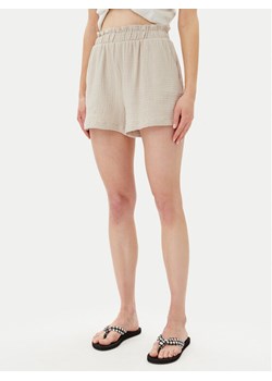 Vero Moda Szorty materiałowe Natali 10279687 Beżowy Baggy Fit ze sklepu MODIVO w kategorii Szorty - zdjęcie 182712856