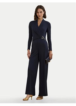 LAUREN RALPH LAUREN Kombinezon 200957619 Granatowy Slim Fit ze sklepu MODIVO w kategorii Kombinezony damskie - zdjęcie 182713055