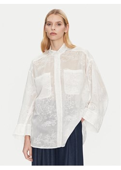 Munthe Koszula Fortunato 251104025135 Biały Relaxed Fit ze sklepu MODIVO w kategorii Koszule damskie - zdjęcie 182713126