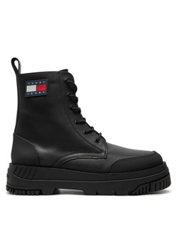 Tommy Jeans Trzewiki EM0EM01511 Czarny ze sklepu MODIVO w kategorii Buty zimowe męskie - zdjęcie 182713176